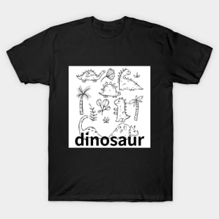 dinosaurs were alive a long time ago, dinosaur T-Shirt